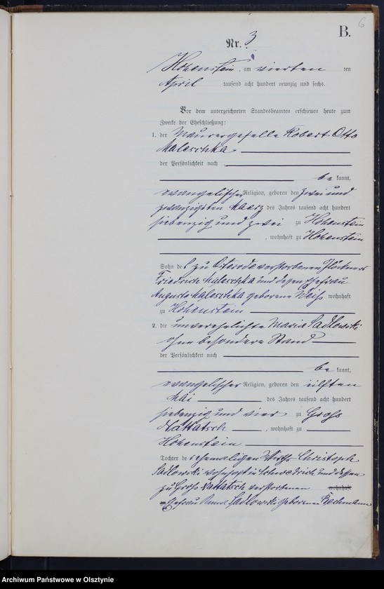 image.from.unit.number "Heiraths-Neben-Register Nr 1 - 11"