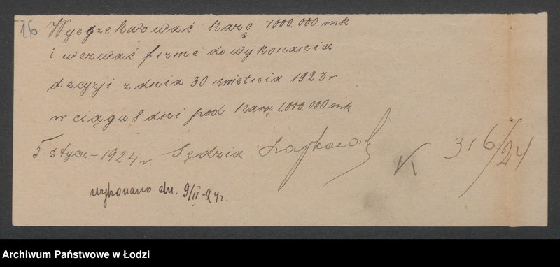 Obraz 18 z jednostki "J.Halpern i L.Kaszub- skup wyrobów włókienniczych"