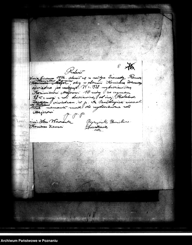 Obraz 17 z jednostki "Uwłaszczenie drobnych dzierżawców majątku Bolechowo powiatu poznańskiego"