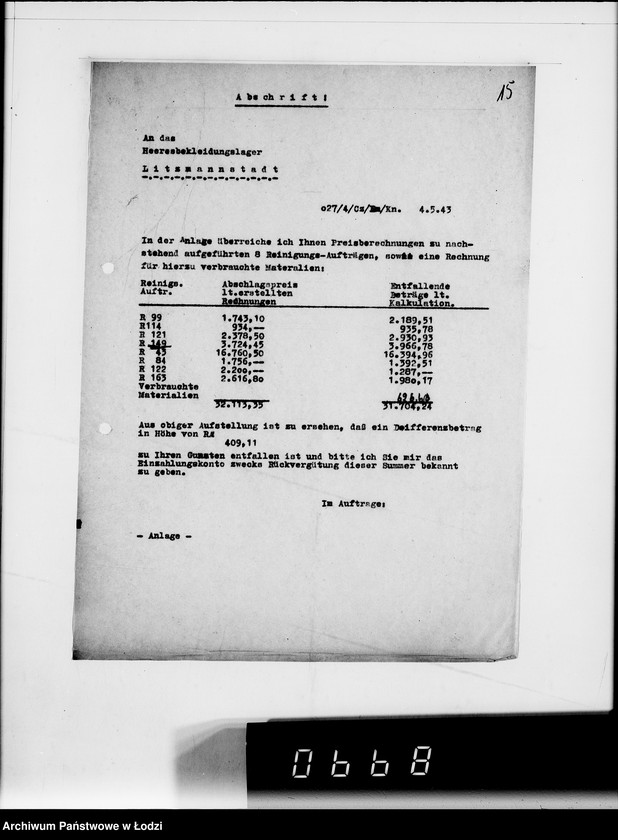 Obraz 19 z jednostki "4914 Kriegsauftrag R.149 SS-61 Winter Rein. von Pelzen HBA L