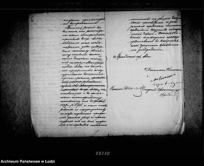 Obraz 8 z jednostki "Ob ustrojstve vetvi lodzinskoj električeskoj dorogi po ulice Mostovoj i Targovomu Parku"