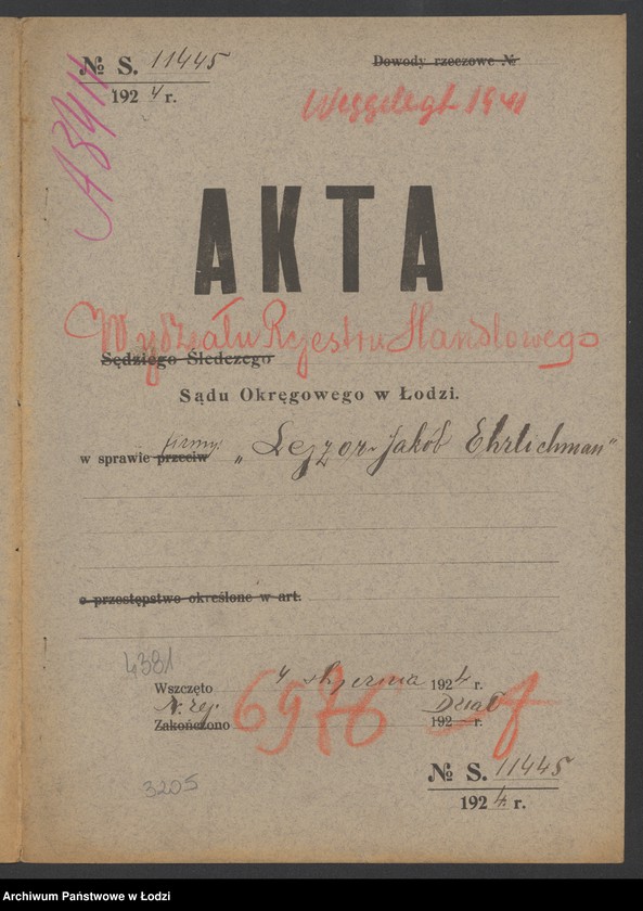 Obraz 2 z jednostki "Lajzer Jakób Ehrlichman – sklep spożywczy i nabiałowy"