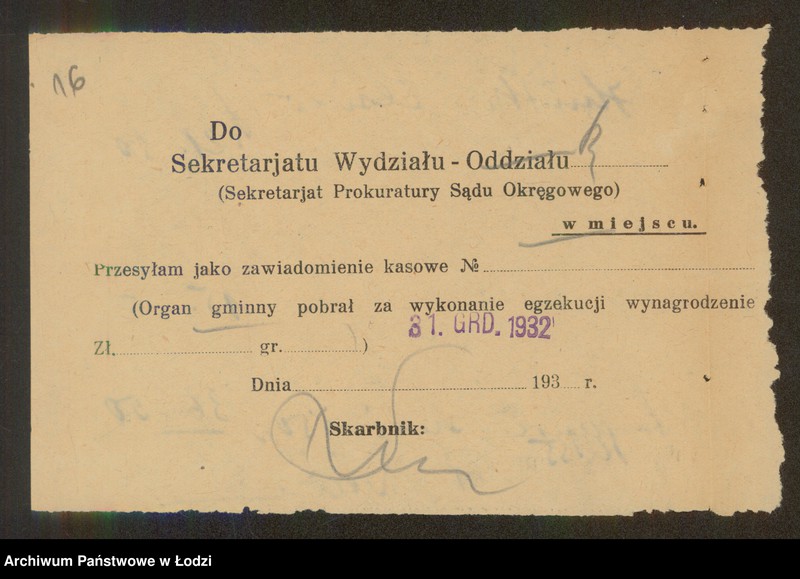 Obraz 18 z jednostki "Noach Rozenberg- wykańczanie i apretowanie towarów"