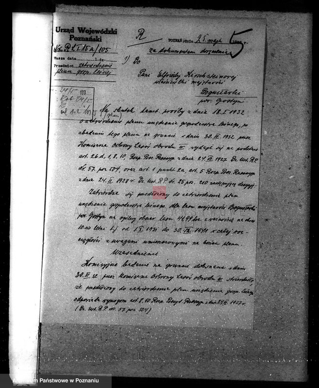 Obraz 8 z jednostki "Nadzór nad gospodarką w lasach majątku Bogusławek w powiecie gostyńskim"