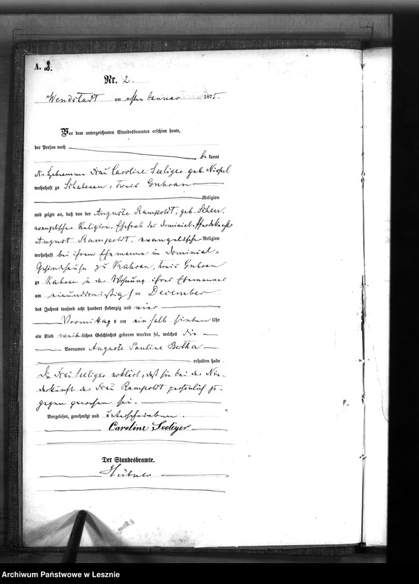 Obraz z jednostki "[Księga urodzeń]"