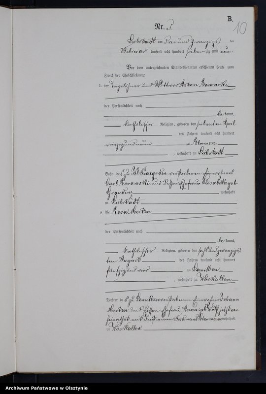 image.from.unit.number "Heiraths-Neben-Register Nr 1 - 31"