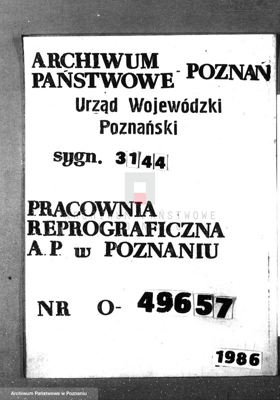 Obraz 1 z jednostki "/Lasy prywatne/ Spis według powiatów"