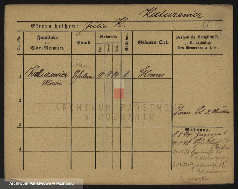 Obraz 11 z jednostki "Kałużewicz - Kaminowski"