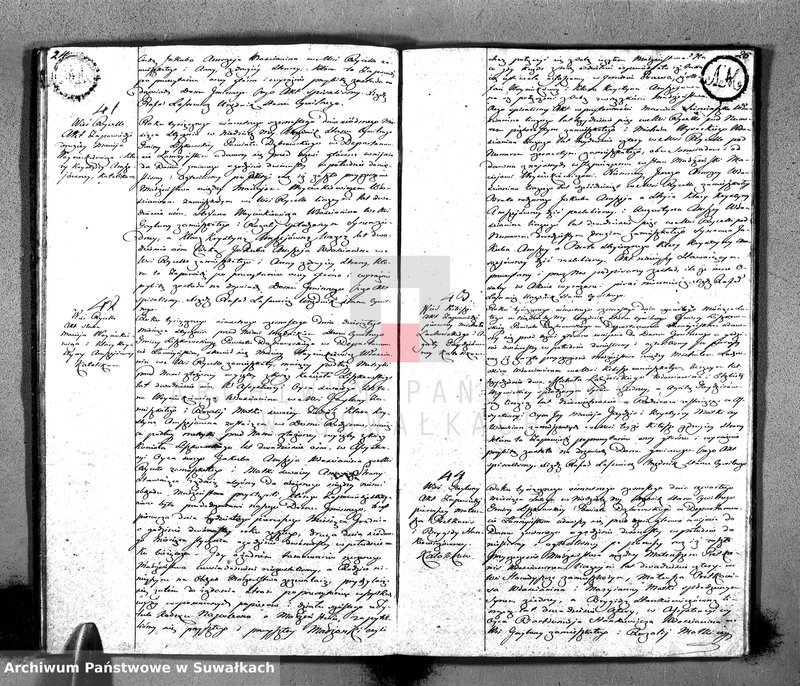 image.from.unit.number "Akta Cywilne Małżeństw Urzędnika Stanu Cywilnego Gminy Liszkowskiey w Roku 1815/16 spisane"