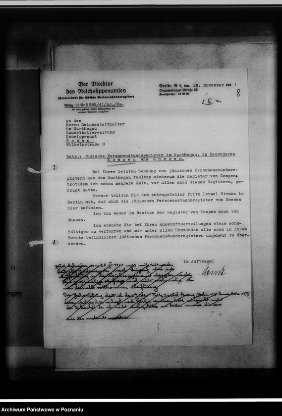 image.from.unit.number "Judenregister [Kępno, Ostrzeszów]"