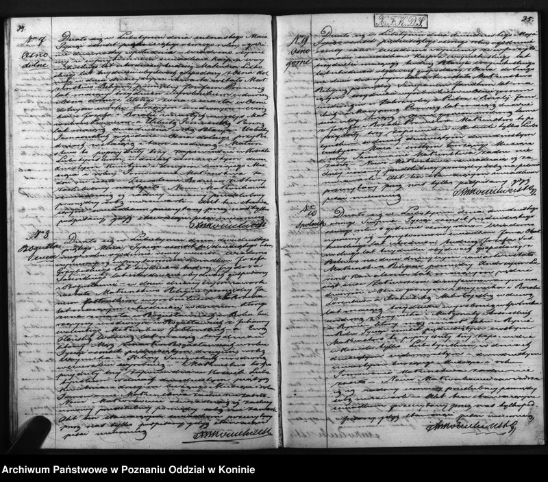 Obraz 20 z jednostki "Dowody urodzonych, zaślubionych i zmarłych"