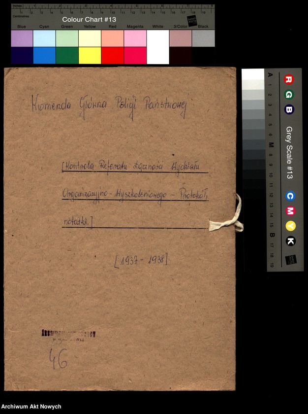 image.from.unit.number "[Kontrola Referatu Łączności Wydziału Organizacyjno - Wyszkoleniowego. Protokół, notatki.]"