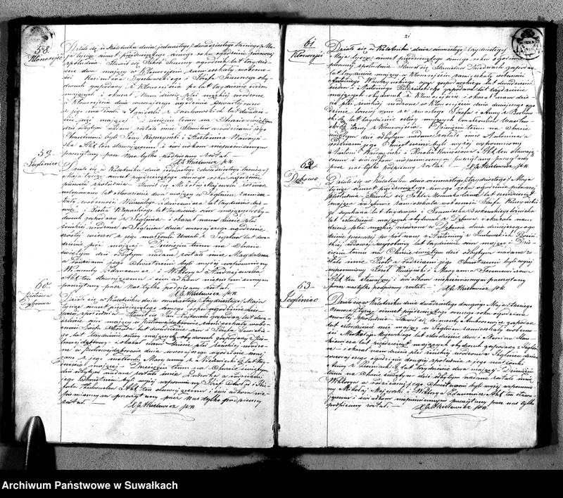 image.from.unit.number "Duplikat Aktów Urodzonych, Zaślubionych i Zmarłych Parafii Rzymsko-Katolickiej Kaletnik z roku 1856."