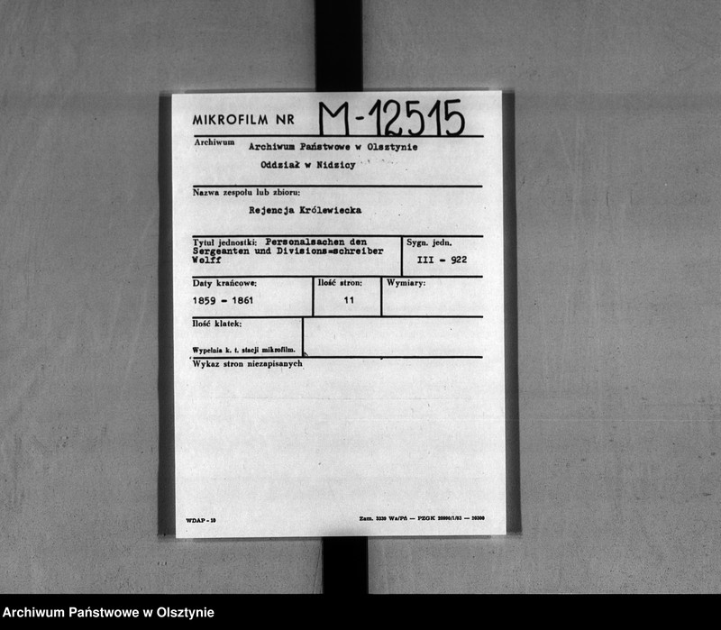 image.from.unit.number "Sergeant und Divisionsschreiber Wiolff [Rudolph]"