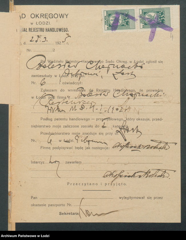 Obraz 6 z jednostki "Bolesław Chojnacki- restauracja- Pabianice"