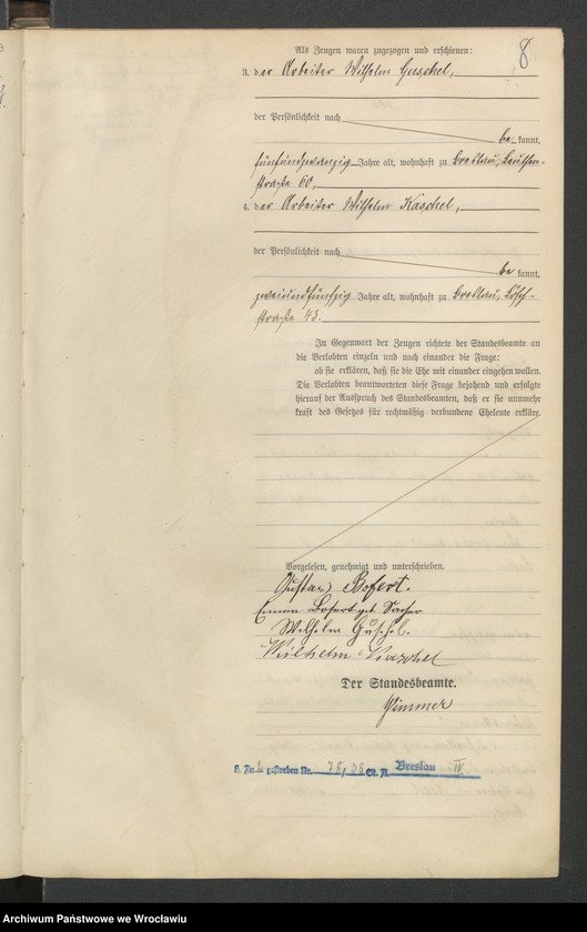 image.from.unit.number "Heiraths-Haupt-Register Breslau IV 1899 Band 3"