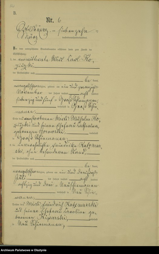 image.from.unit.number "Heiraths-Haupt-Register Nr 1 - 16"