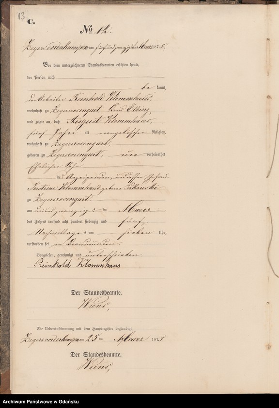 Obraz 15 z jednostki "Księga zgonów"