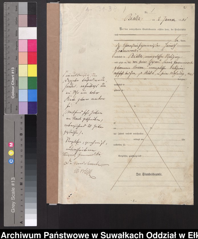 image.from.unit.number "[Sterbe-Haupt-Register des Königlichen Preussischen Standes-Amtes Bialla Kreis Johannisburg]"