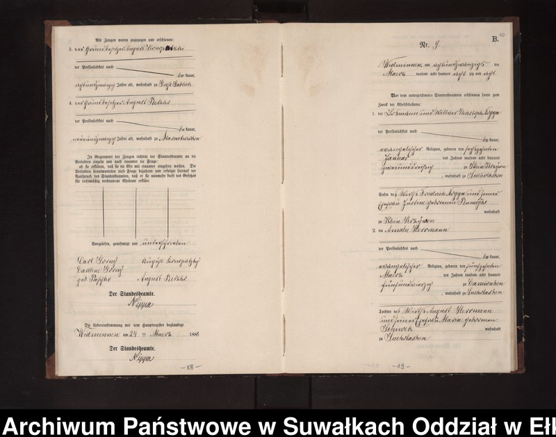 image.from.unit.number "Heiraths-Neben-Register des Preussischen Standes-Amtes Widminnen Kreis Loetzen"