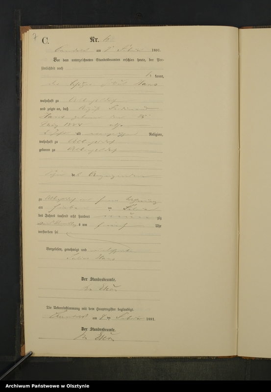 image.from.unit.number "Sterbe-Neben-Register Nr 1 - 54"