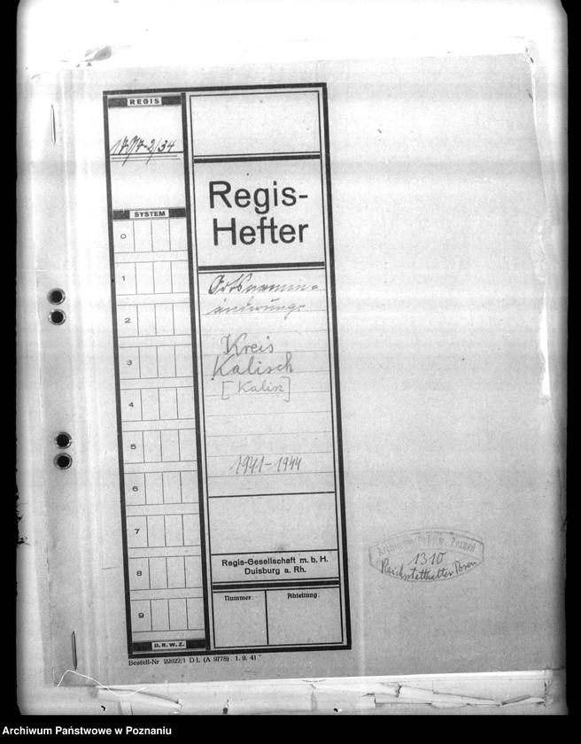 Obraz 4 z jednostki "Ortsnamenänderung Kreis Kalisch - Kalisz"