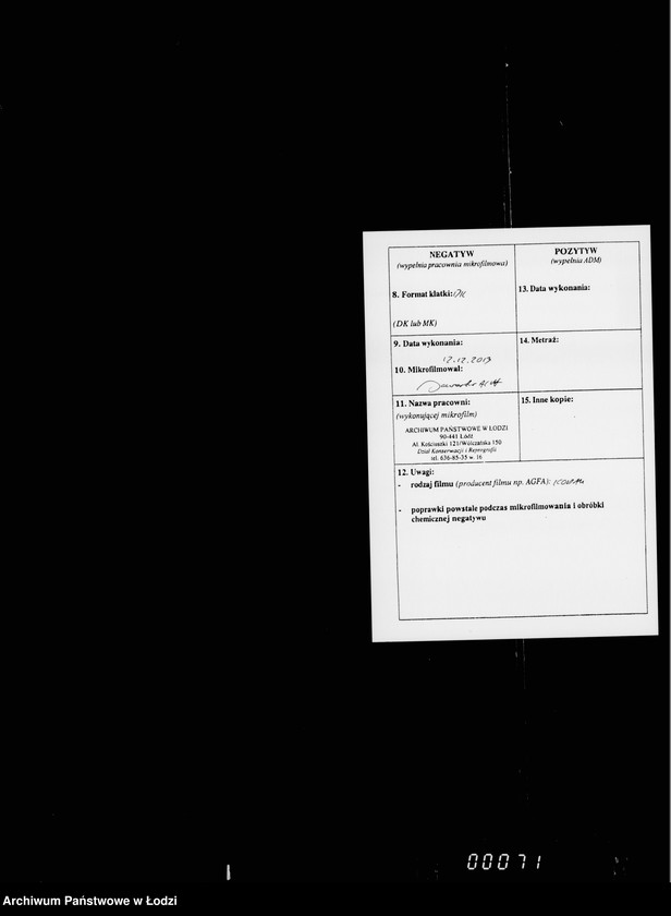 Obraz 3 z jednostki "O zagotovlenji dlja Lodzinskago Magistrata jaščikov, dekoracji, portretov, periodičeskich izdanji, knig i pročee"