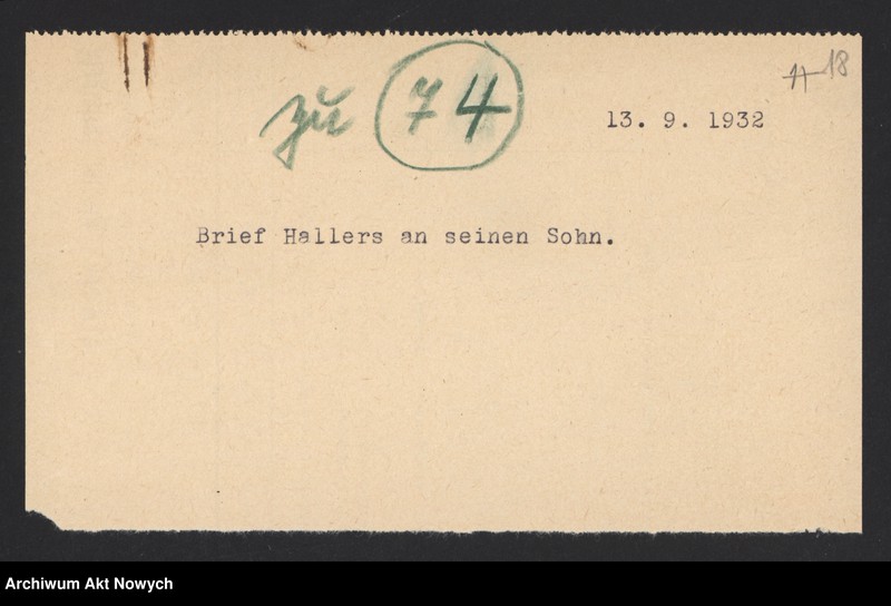 image.from.unit.number "Korespondencja z rodziną. Załączniki: odpis artykułu "Le Figaro" o polityce Józefa Becka; program i opis akademii w 15-ą rocznicę bitwy pod Rarańczą"