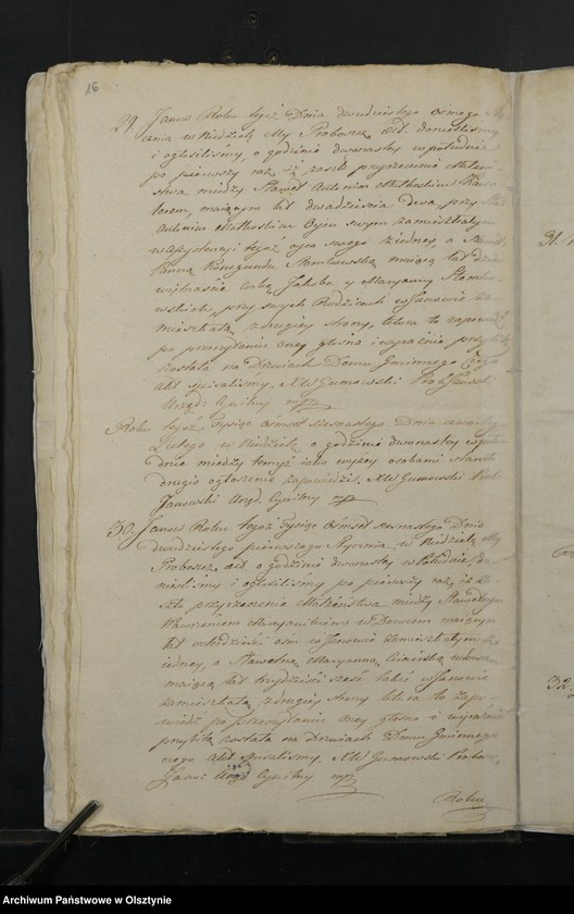 image.from.unit.number "Akta Zapowiedzi Gmina Janow powiat przasnyski z roku 1815-o/16"
