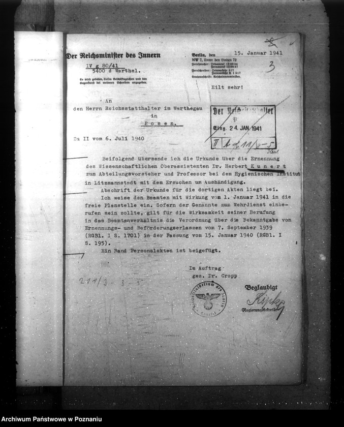 Obraz 7 z jednostki "Dr. Kunert - Hygienisches Institut - Litzmannstadt (Łódź)"