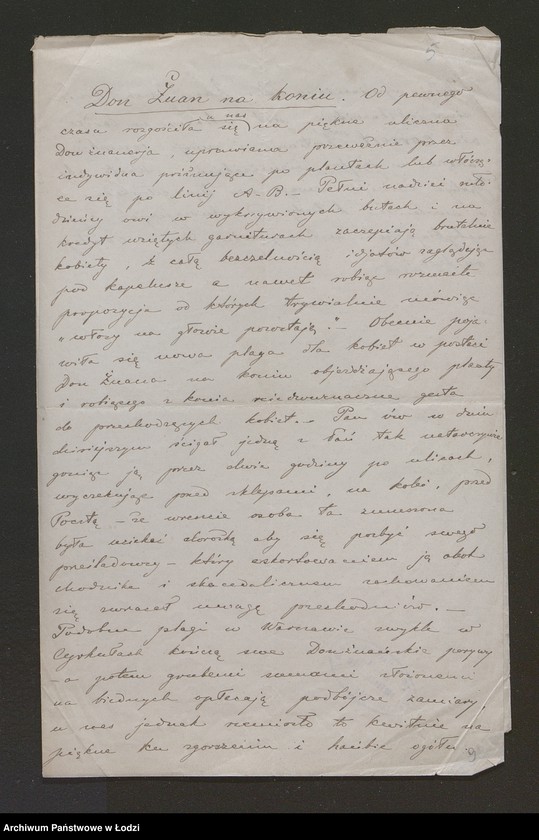 image.from.unit.number "[Listy Gabrieli Zapolskiej do Kazimierza Bartoszewicza]"