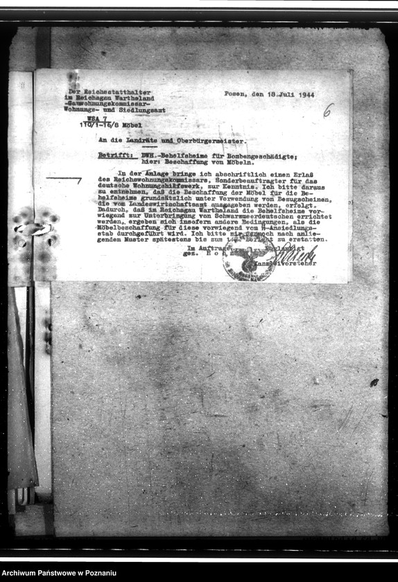 Obraz 11 z jednostki "DWH - Möbel für Behelfsheime"