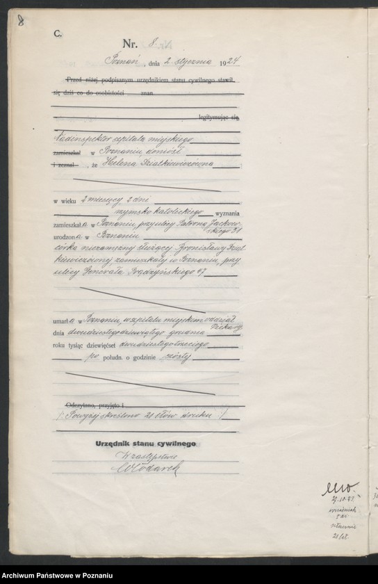 image.from.unit.number "Księga miejscowa zgonów tom I [Rejestr główny zgonów]"