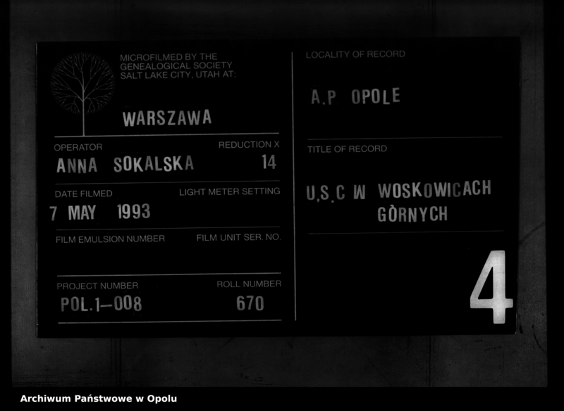 image.from.unit.number "Geburts-Neben-Register [1876 Woskowice Górne]"