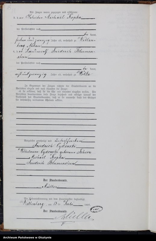 image.from.unit.number "Heiraths-Neben-Register Nr 1 - 20"