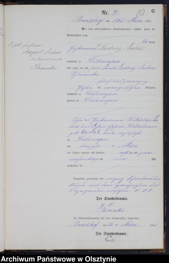 image.from.unit.number "Sterbe-Neben-Register Nr 1 - 54"