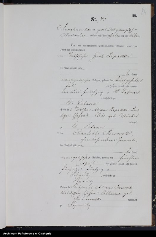 image.from.team "Urząd Stanu Cywilnego w Księżym Lasku pow. szczycieński"