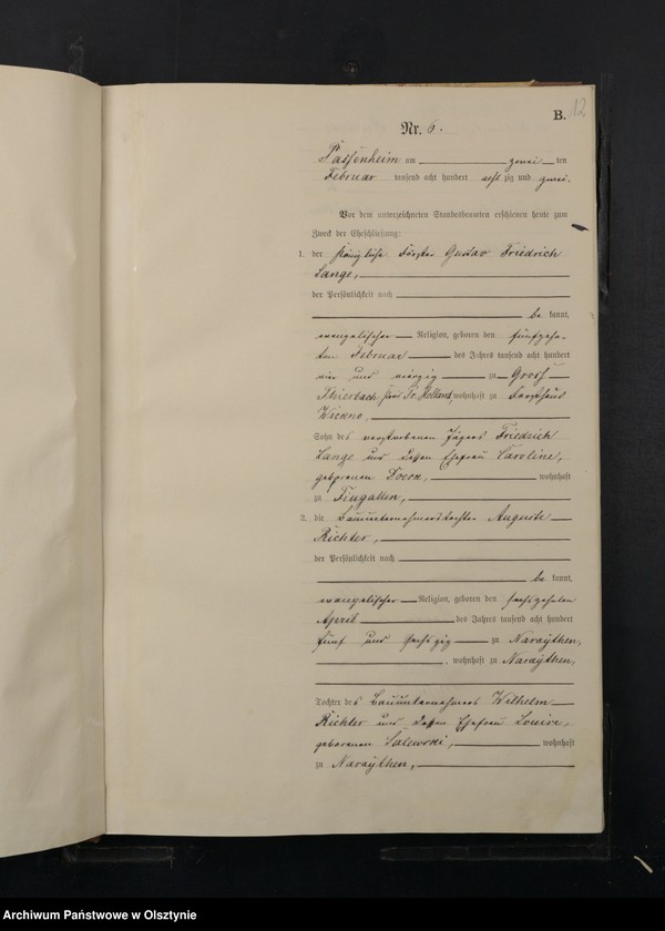 image.from.unit.number "Heiraths-Haupt-Register Nr 1 - 54"