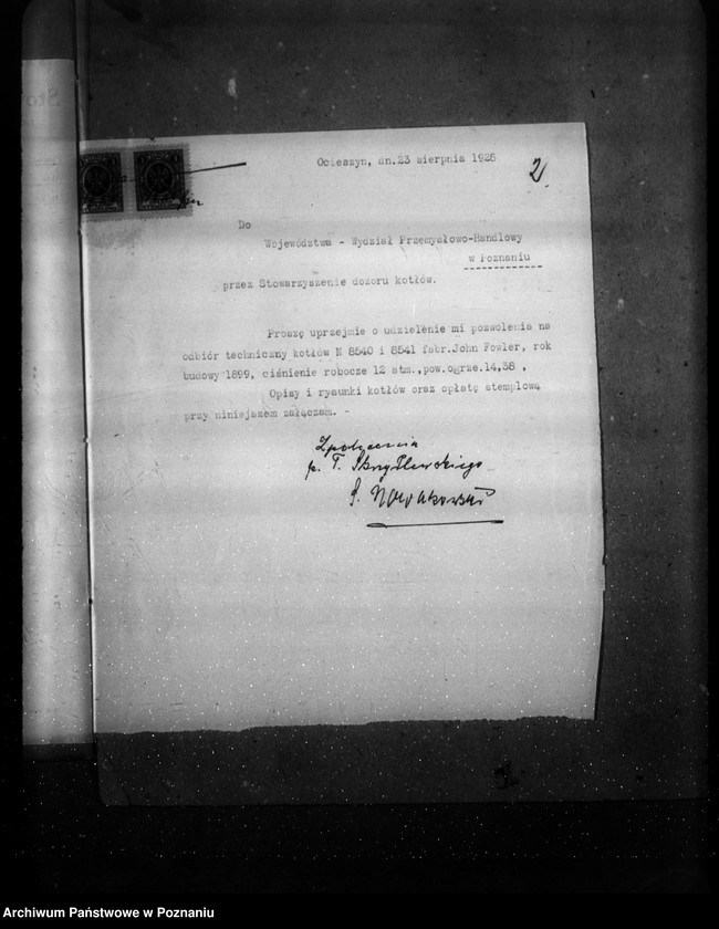 Obraz 6 z jednostki "Majętność Ocieszyn pow. obornicki, własność Skrzydlewski nr woj. kotła 8541"