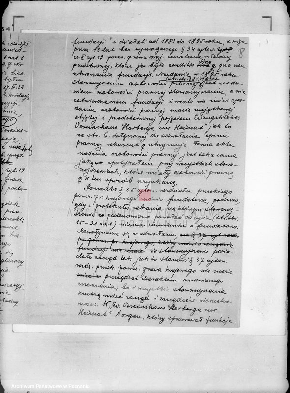 Obraz 12 z jednostki "/Evangelisches Vereinhaus Herberge zur Heimat w likwidacji/ w Poznaniu"