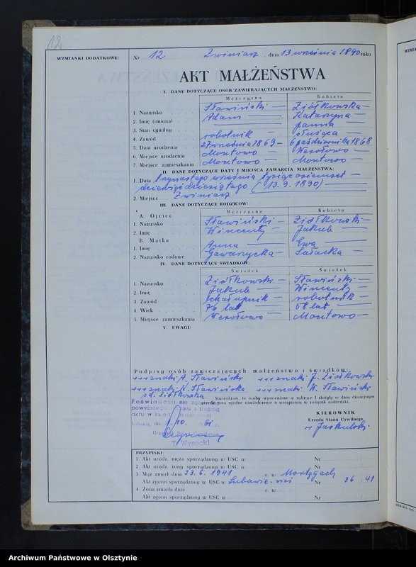 image.from.unit.number "Ksiega małżeństw Nr 1-14,1-16,1 - 13,1 - 15,1 - 17,1 - 17,2 - 10,1 - 9, 1 - 12 i 1 - 17 /przepisana w języku polskim z oryginału niemieckiego w dniach 1.10.-7.10.1961/"