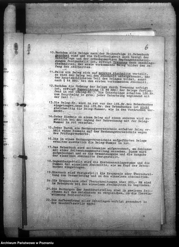 Obraz 10 z jednostki "Organisation der Reichsbauverwaltung. Geschäftsprüfung der Reichsbauämter"