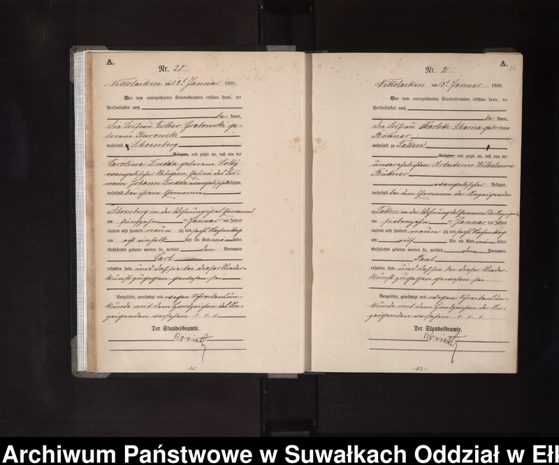 image.from.unit.number "Geburts-Haupt-Register des Königlichen Preussischen Standes-Amtes Nikolaiken Kreis Sensburg"