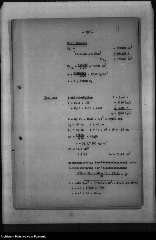 Obraz 11 z jednostki "Opis statyczny zamku w Poznaniu - III"