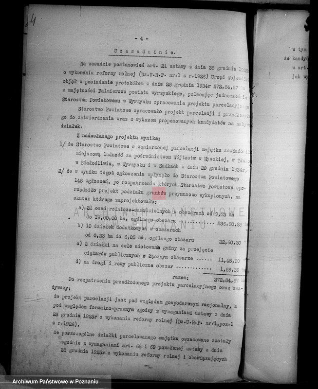 Obraz 8 z jednostki "Operat szacunkowy i tymczasowy rejestr pomiarowy majątku Falmierowo powiatu wyrzyskiego"