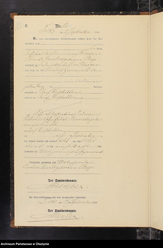 image.from.unit.number "Sterbe-Neben-Register Nr 1 - 19"