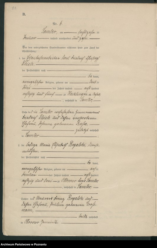 Obraz 14 z jednostki "Heirats-Haupt-Register"