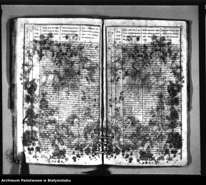 Obraz 18 z jednostki "Extrakty z metryk ślubów kościołów parafialnych w: Siemiatyczach, Ostrożanach, Dołubowie, Sadach, Niemirowie, Mielniku, Dziadkowicach"