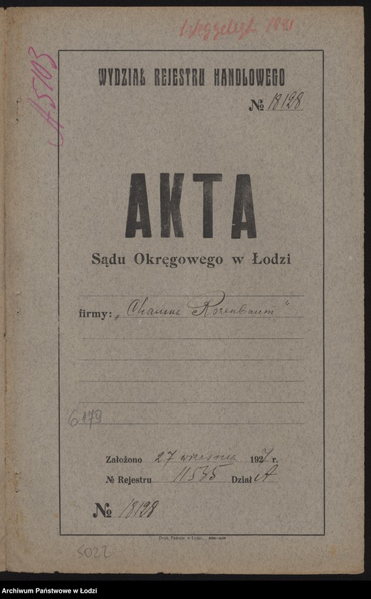 Obraz 2 z jednostki "Chanina Rozenbaum- sklep żelaza"