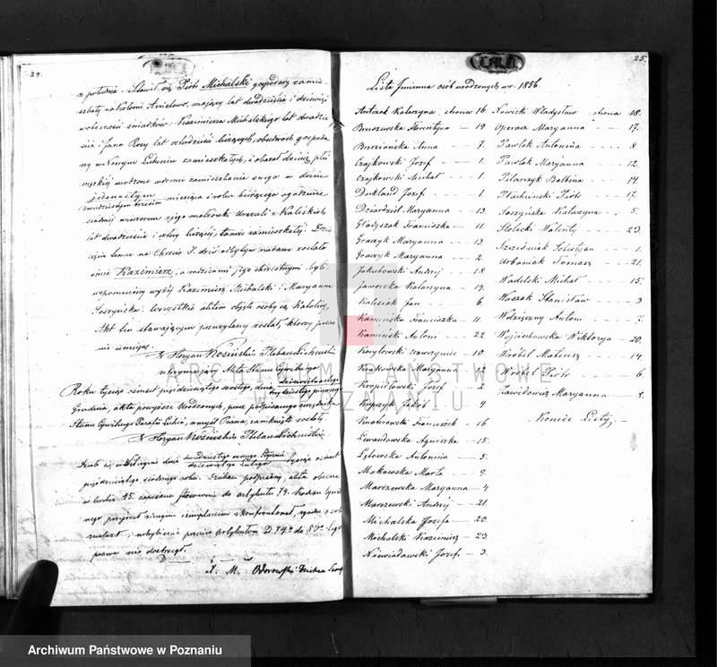 Obraz 13 z jednostki "Duplikat urodzonych, zaślubionych i zmarłych"
